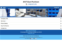Tablet Screenshot of moteastpeckham.com